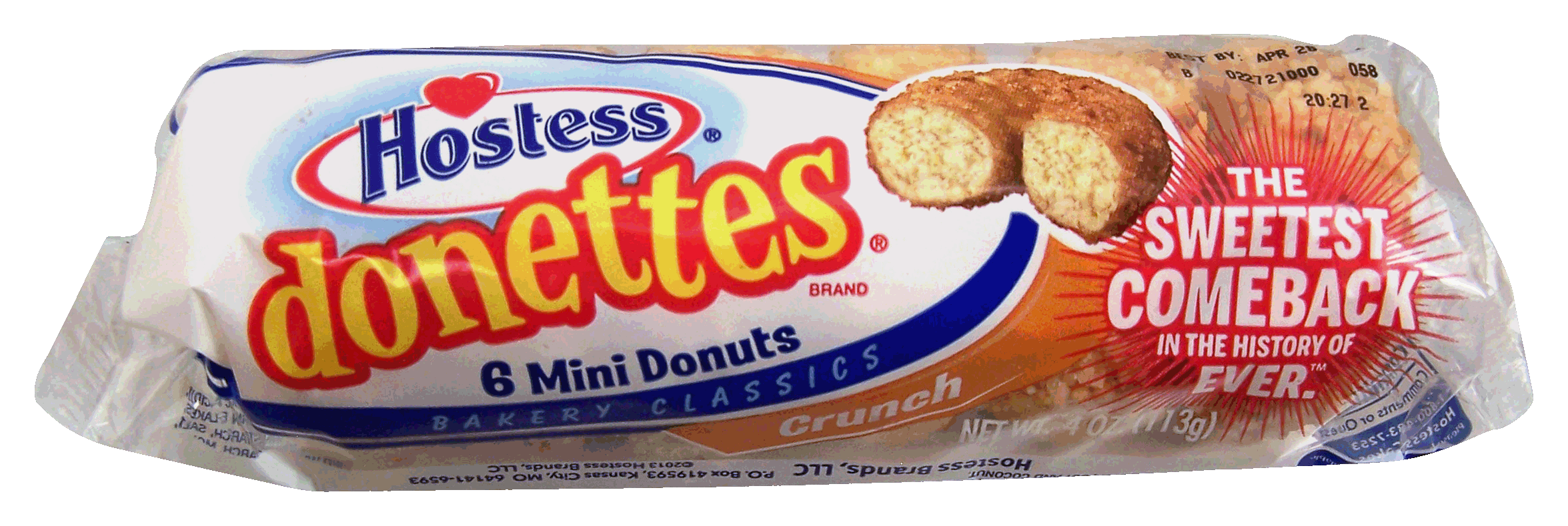 Hostess donettes mini crunch donuts, 6-pack Full-Size Picture